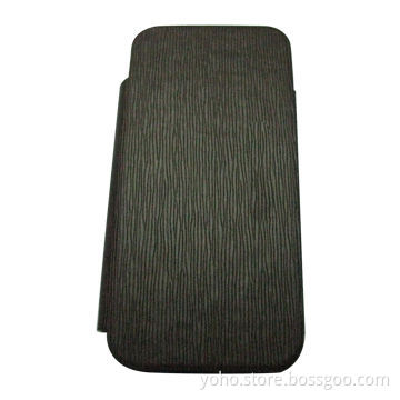 Leather Case for Apple iPhone 5, with Frame and Magnet to Protect Screen
